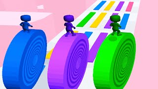 LAYERS ROLL game HIGH SCORE 🌈🦄💕 Gameplay All Levels Walkthrough iOS, Android New Game 3D ProCoFun screenshot 4