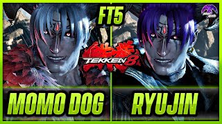 T8 Season 2 ▰ Epic Devil Jin FT5 ⚡ MomoDog vs Ryujin ▰【Tekken 8 Mirror Match HYPE】 screenshot 4