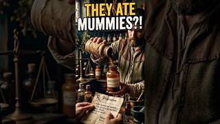 People Used to Eat Mummies as Medicine?! 💀😳 #strangehistory #mummies #shorts