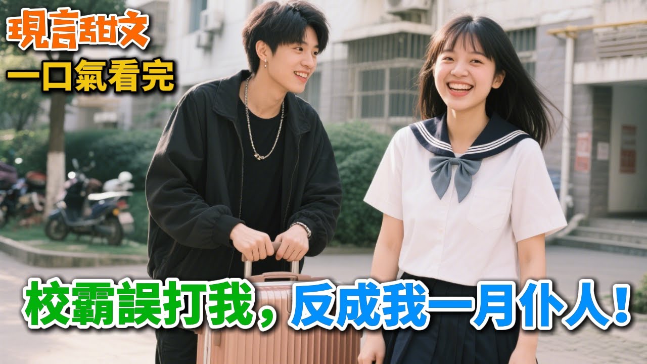 【現言甜文】校霸跟人打架，我站最佳吃瓜位。結果校霸一拳打過來，我來不及躲，挨了一巴掌。我哭著訛了校霸當我一個月仆人。他咬牙切齒答應。后來期滿 ...