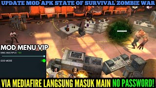 UPDATE MOD MENU APK STATE OF SURVIVAL ZOMBIE WAR TERBARU 2022 GODMODE ONE HIT ! screenshot 4