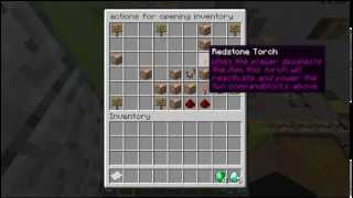 everywhere accessible menu with clickable items in vanilla minecraft