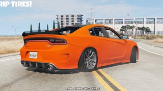 Street Drifting On BeamNG With The Hellcat Charger PT.2| Drifting The Backroads Of LA w/Logitec G29!