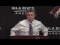 12/21/16: Dave Tippett Q&A