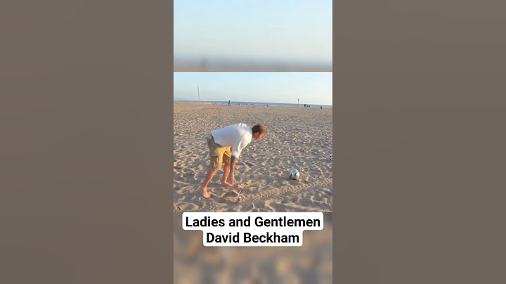 David Beckham kicks the ball into the trash can #football #soccer #adidas #pepsi