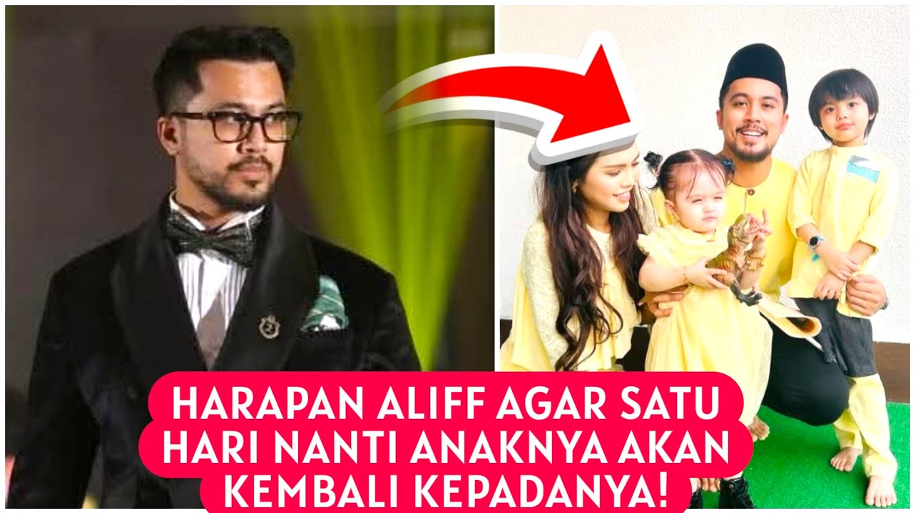 Aliff Aziz luah rasa rindu terhadap anak-anaknya ini ⁉️😭 - YouTube