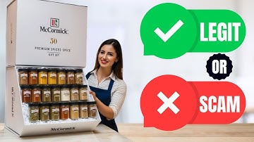 McCormick Spice Set for $14 95 Facebook SCAM! Be Aware!