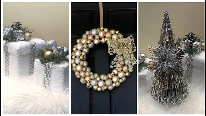 Dollar Tree DIY || Christmas Glam Home Decor