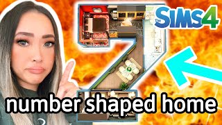 every room is one of the 7 DEADLY SINS in a 7shaped house! Sims 4: Number Build Challenge