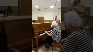 Mama on the Piano shorts entertainment piano Gospel Amazing Grace faith family