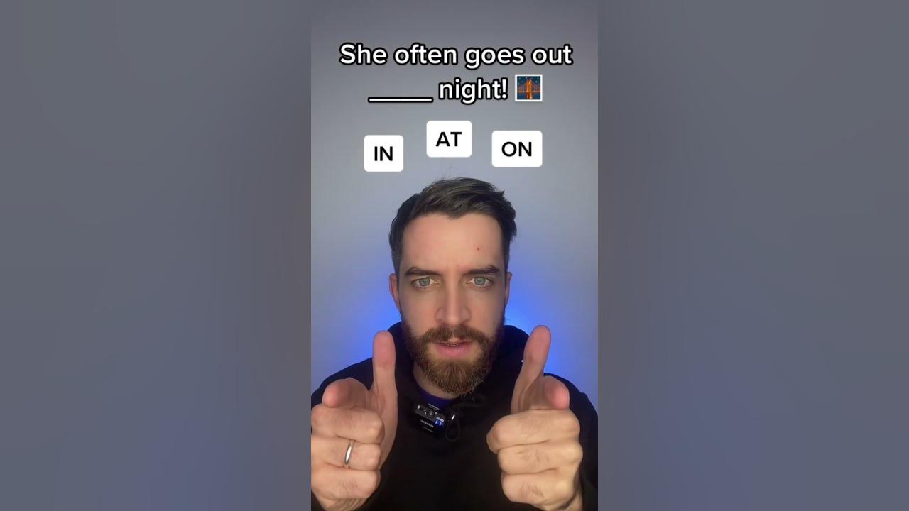 How to use in at on in english youtube