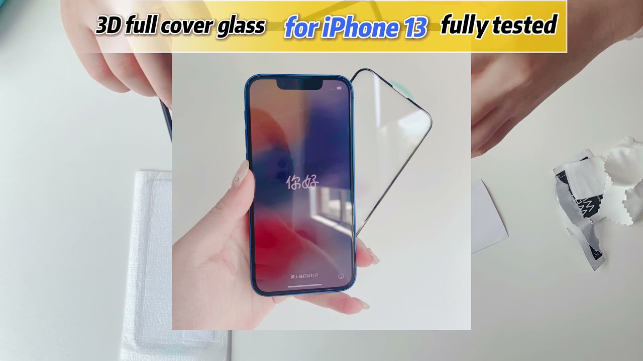 3D full cover glass for iPhone 13 fully tested