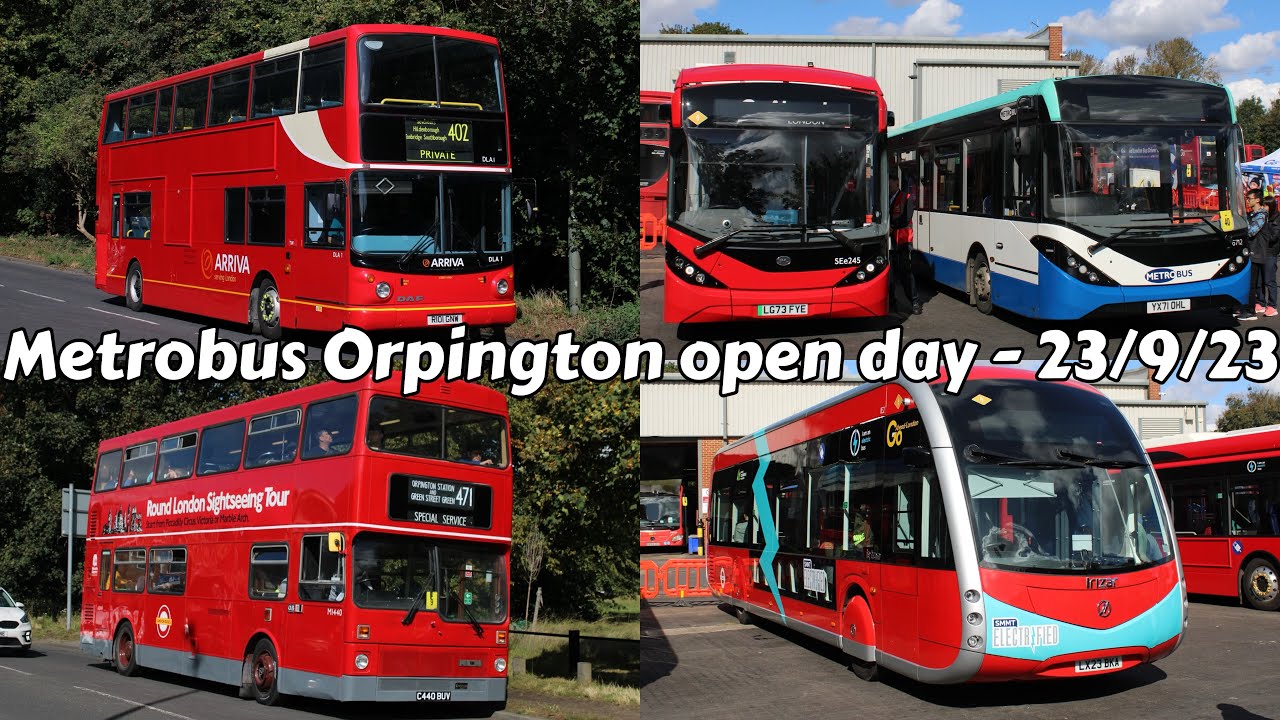 Metrobus Orpington Bus Garage Open Day A Summary YouTube