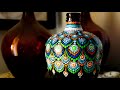 Bottle art 1  dot painting mandala art 13    needlesandcolours dotart mandala bottleart