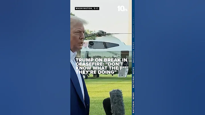 Trump drops f-bomb while commenting on Israel-Iran ceasefire break