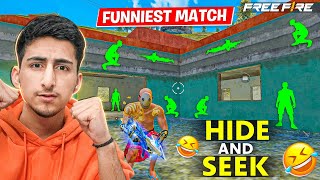 Funniest Hide And Seek In Full Map30 Noob Vs 1 Bot  Free Fire India