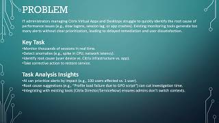 DUKE final project 3 Identify root casue on citrix environments