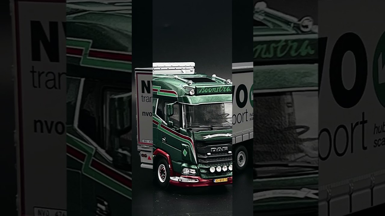 DAF XG 4×2 curtainside trailer Boonstra Nuis WSI Truck Models #daf