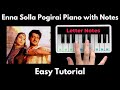 Enna solla pogirai piano tutorial with notes  ar rahman  perfect piano  2020