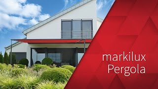 markilux pergola - Markisensystem auf filigranen Säulen