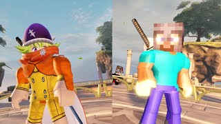 PERCIVAL VS STEVE NOS CAMPOS DE DUELO! (Roblox) screenshot 1