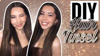 DIY HAAR LAMETTA✨ - HOW TO Hair Tinsel | Valeria Greb