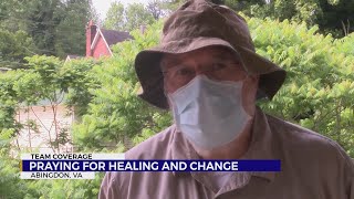 Peaceful gathering held in Abingdon to remember the life of George Floyd