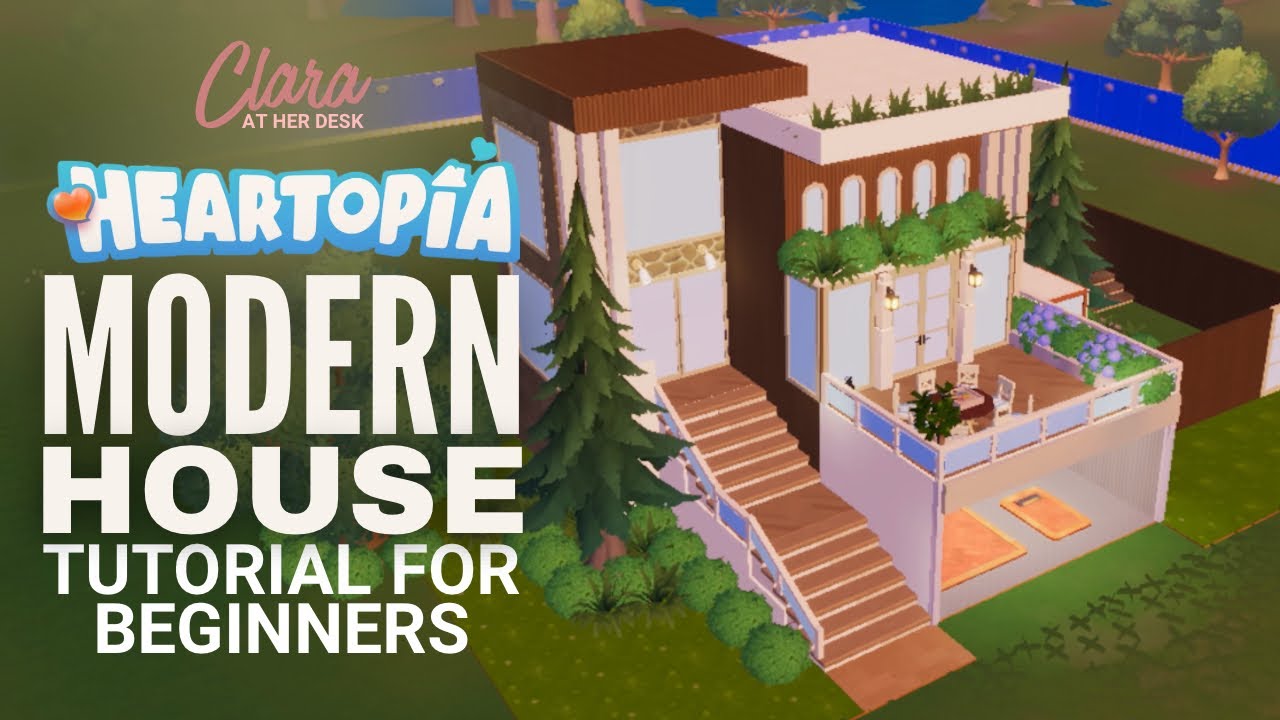 PART 1: How to Build a Modern Dream Home in Heartopia 💎 Tutorial for Beginners!