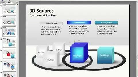 How to edit 3d cubes in PowerPoint
