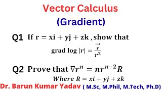 Gradient  | vector calculus | part 2 | #barunmaths