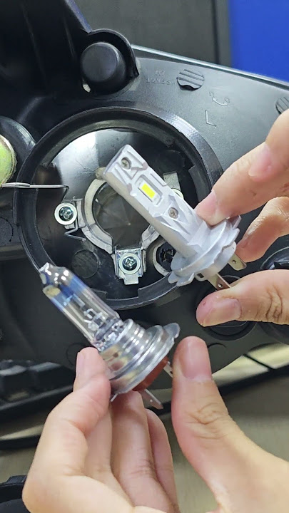 How to Install the H7 LED Headlight Bulb on Your Own？ #automotive  #ledbulb #h7 #ledlights