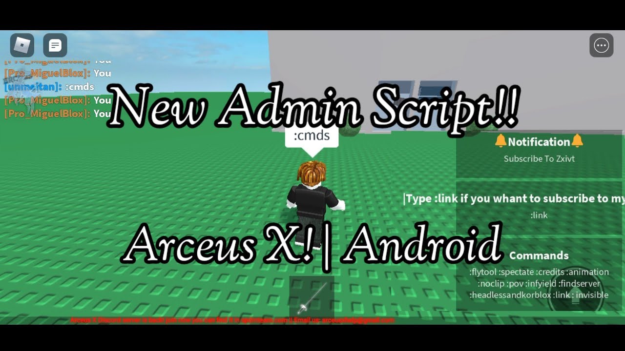 UPDATED]💥Roblox Mod Menu Arceus X V52 Admin Commands V2.501.362