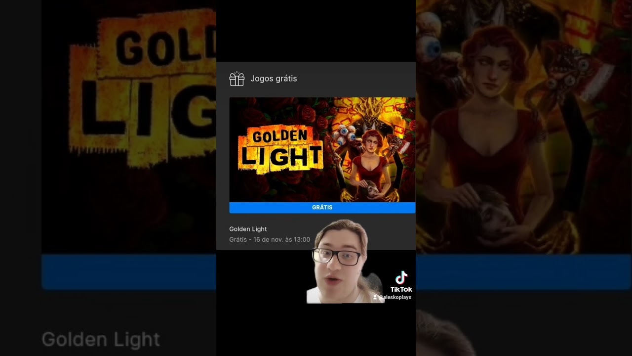 Jogo grátis para PC: jogo de terror Golden Light na Epic Games
