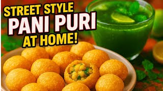 Pani Puri Recipe | Crispy Golgappa at Home | Street Style Gupchup Banane Ka Asaan Tarika |
