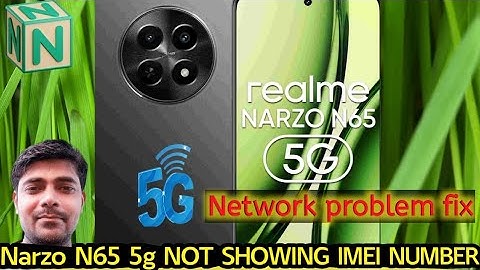 Realme Narzo N65 5g Network 🛜 Problem 