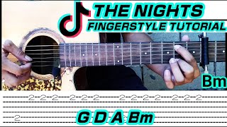 The Nights - Avicii (Guitar Fingerstyle Cover) Tabs+Chords Resimi