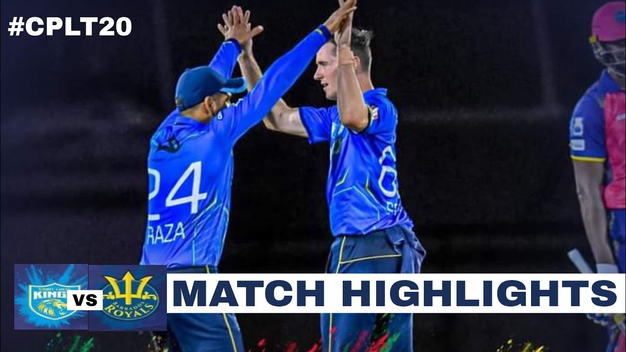 St Lucia kings Vs Barbados Royals 2nd Match Highlights | Cpl Highlights 2023 | SLK VS BR Highlights