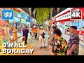 [4K] D&#39;Mall Plaza in Boracay Philippines 🇵🇭 2023 Nightlife Walking Tour Vlog &amp; Travel Guide 🎧