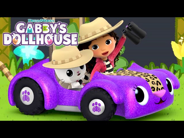 Gabby & Pandy Draw Their Own Jungle Safari! | GABBY'S DOLLHOUSE | Netflix class=