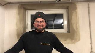 Kellerfenster Einbauen Und Leibungen Verputzen