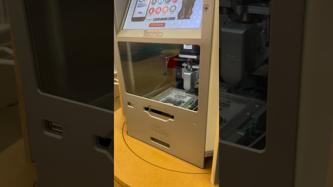 Engraving my dog’s tag 