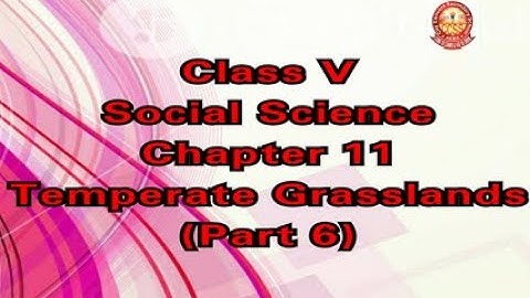 Class V - Social Science - Chapter 11 (Part 6)