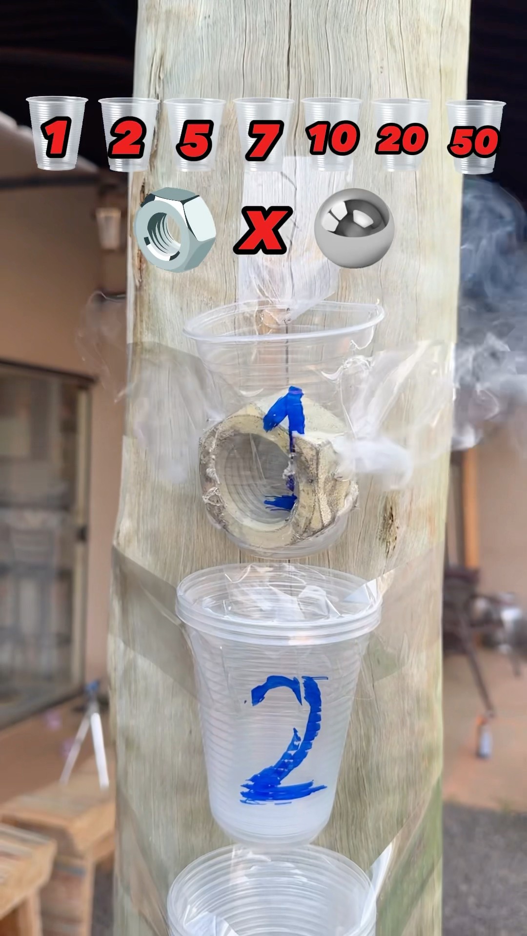 Which piece will go through all the glasses?? #shorts