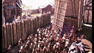 GIANT Windmill VS 1000 Zombies - The Black Masses