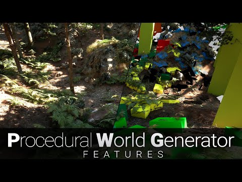 Procedural World Generator - FEATURES /  #pcgaming #ue5 #unrealengine #gamedev #pcg