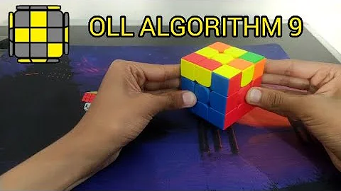 OLL ALGORITHM 9 IN 3X3X3 CUBE WITH FINGER TRICKS