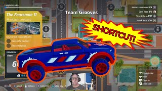 04 The Fearsome 11 on Freestyle Paradise Quick Race SHORTCUT Skatepark track Hot Wheels Unleashed