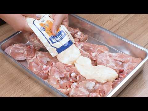 I learned this trick from a chef! Crispy and juicy chicken thighs in just a few minutes