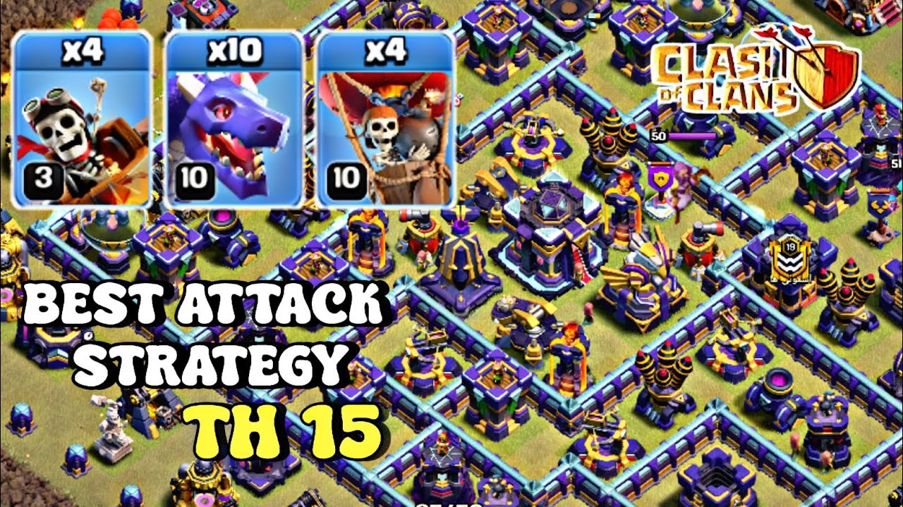TH 15 BEST ATTACK STRATEGY! Dragon + Dragon Rider And Ballon | CLASH OF CLANS