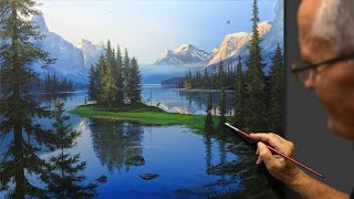 Jasper National Park Canada. Acrylic. Artist - Viktor Yushkevich.